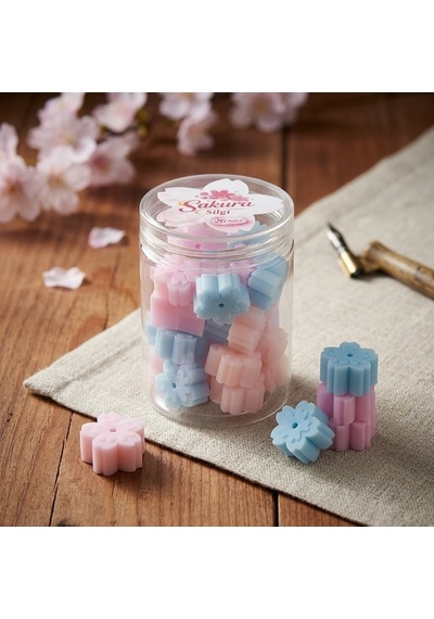 Bakgelal Sakura Çiçeği Tasarımlı Kavanozlu Mini Silgi Seti 26 Adet - Renkli Japon Kiraz Çiçeği Figürlü Kurşun Kalem Silgisi - 9061707701042