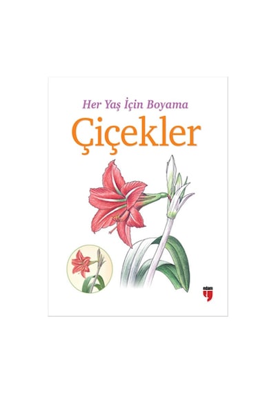 Her Yaş İçin Boyama - Çiçekler