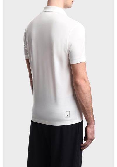Emporio Armani Erkek Polo Em005492 Af24839 U0003 Beyaz Beyaz