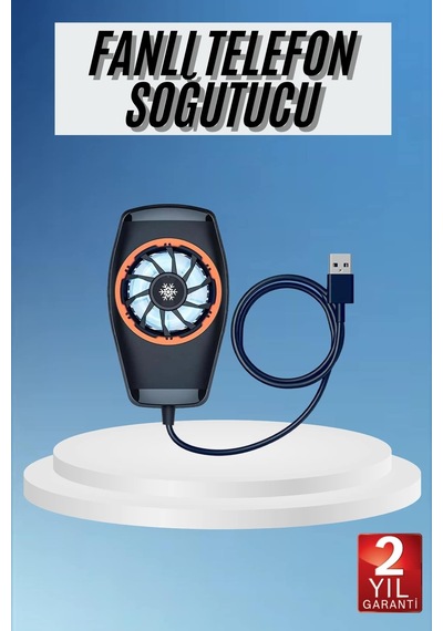 Techmrt Telefon Soğutucu Fan Güçlü Motor Radyatör Cep Telefon Soğutma
