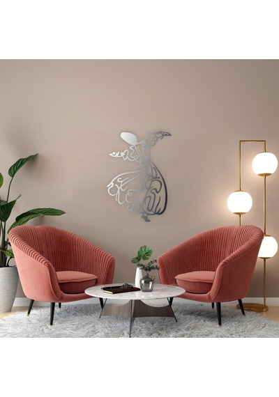 Semazen Metal Tablo Siyah