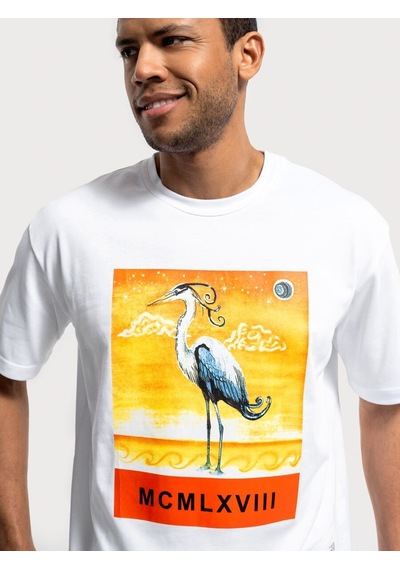 LOFT Loose Fit Erkek Tshirt K.kol Lf2036532 Q1.v1 Beyaz