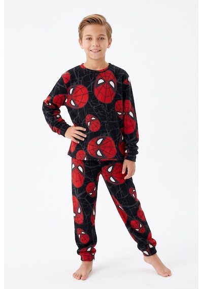 Fidekids Erkek Çocuk Örümcek Desenli Karakterli %100pamuklu Takım Pijama Takımı Lacivert Fidekids Erkek Çocuk Örümcek Desenli Karakterli %100pamuklu Takım Pijama Takımı Lacivert