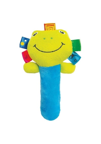 Sozzy Toys Çıngıraklı Sıksık Kurbağa Açık Bej