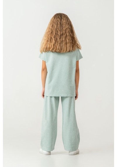 U.s. Polo Assn. Kız Çocuk Yeşil Pijama Takım 5274-49913 Yeşil