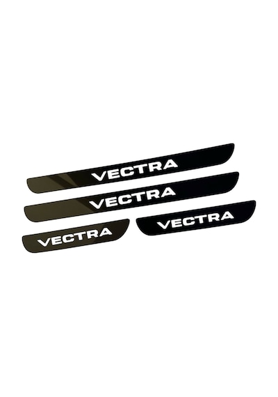 Vectra Pleksi Kapı Eşiği Piano Black 4 Parça