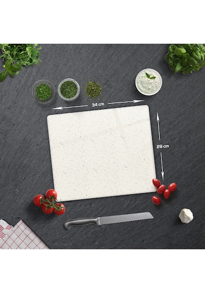 Cam Kesme Tahtası Seramik Desen - Açık Fon 29cm X 34cm