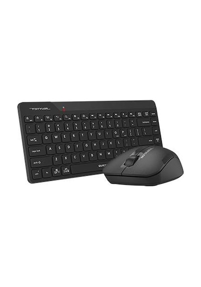 A4 Tech Fg2200 Aır2 Mini Kablosuz Klavye Mouse Seti, Usb, Siyah Optik