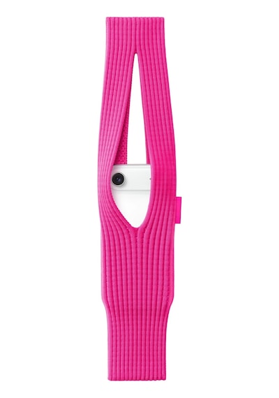 Nihcase Apple Uyumlu iPhone 15 Plus Kılıf Örgü Şık Tasarım Pokket Hasır Small 40cm Kılıf