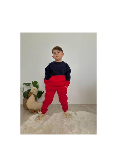 Jeliboomkidswear Erkek 2li Takım Kırmızı