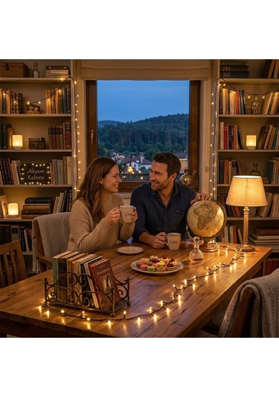 50 Metre Gün Işığı Led Dekoratif Aydınlatma Işığı - Dış Mekan Ve İç Mekan Uyumlu, Bahçe, Balkon Teras Parti Süsleme Led Zincir Işık Gün Işığı - Sarı