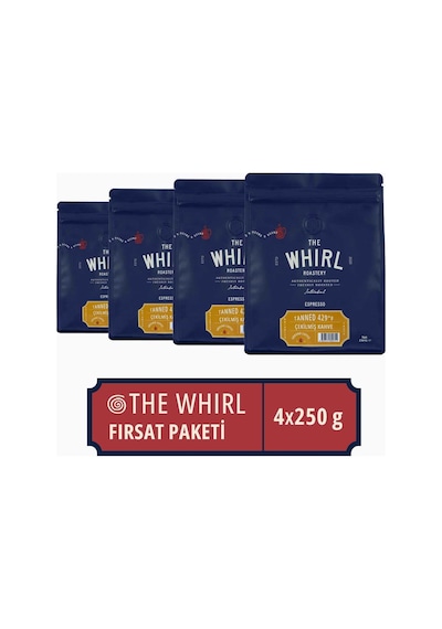 The Whirl Espresso Tanned 429°F Çekilmiş Kahve 4'lü Fırsat Paketi