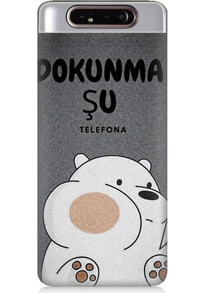 Samsung Galaxy A80 Uyumlu Telefonuma Dokunma Desenli Silikon Kılıf