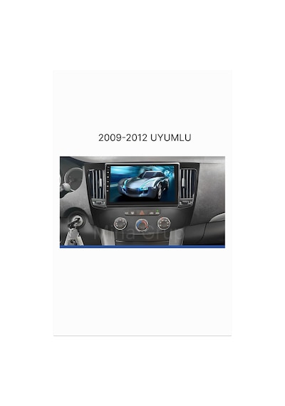 Snp Serisi Hyundai Sonata 2009 İle 2012 Manuel Klima Uyumlu 9 İnç Android Multimedya Sistemi 4-64 Gb Hafıza Carplay Android Auto Ve Geri Görüş Kamerası 9"