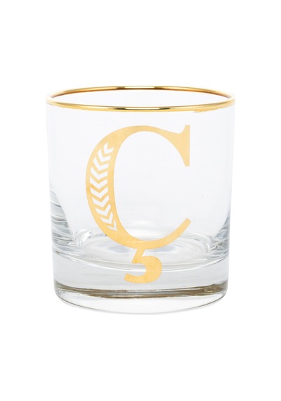 Mudo Home Monogram Bardak - Ç 300ml Altın
