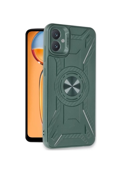Newface Samsung Galaxy A05 Kılıf Lincoln Silikon - Koyu Yeşil