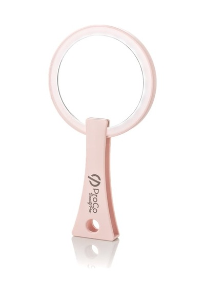 Proco Beauty Pro Led Işıklı Ayakta Durabilen Makyaj Aynası - Şarj Edilebilir Uzun Ömürlü Kullanım Beyaz