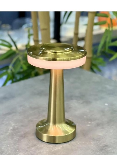 Acar Dekoratif Gold Metal Masa Lambası - 20 Cm Acr-491 Gold