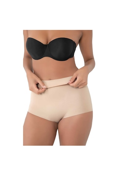 Uniquetrenders Kadın Lazer Kesim Ve Toparlayıcı Slip Külot Korse Ten Rengi