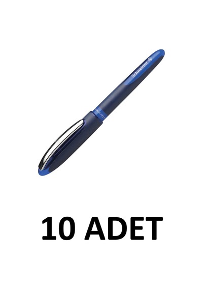 10 Adet One Business Roller Kalem 0.6 Mm Mavi - 896381070 Mavi