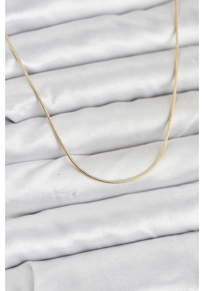 Tua Moda Cm 14k Gold Renk Yılan Zincir Model Kadın Kolye Çok Renkli