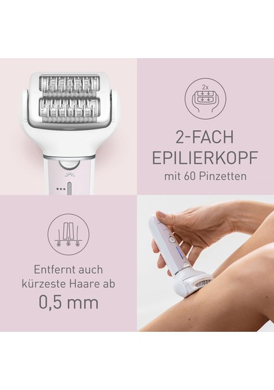 Panasonic Es-eyl9-p503 Kadınlar İçin Kablosuz Islak/kuru Epilatör Ve Kaş/yüz Epilatör Seti, Kısa Tüy Alma, 3 Hız, Ayak Bakımı Ve Bikini Aparatları, Beyaz/açık Mor Panasonic Es-eyl9-p503 Kadınlar İçin Kablosuz Islak/kuru Epilatör Ve Kaş/yüz Epilatör Seti, Kısa Tüy Alma, 3 Hız, Ayak Bakımı Ve Bikini Aparatları, Beyaz/açık Mor