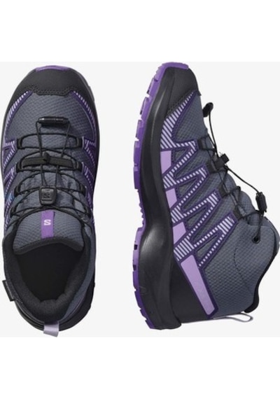 Salomon Xa Pro V8 Mıd Waterproof Cocuk Turbulence/black/liberty Bot L47857300 Mor Salomon Xa Pro V8 Mıd Waterproof Cocuk Turbulence/black/liberty Bot L47857300 Mor