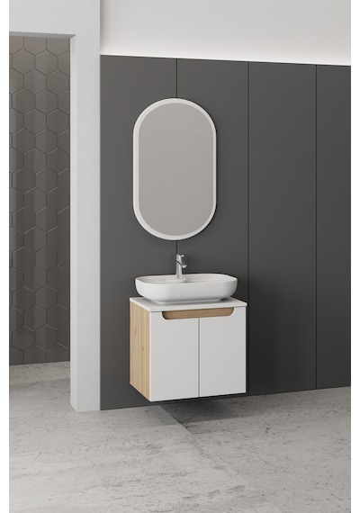 Biani Katia 60 Cm Banyo Dolabı Renk Mat Beyaz