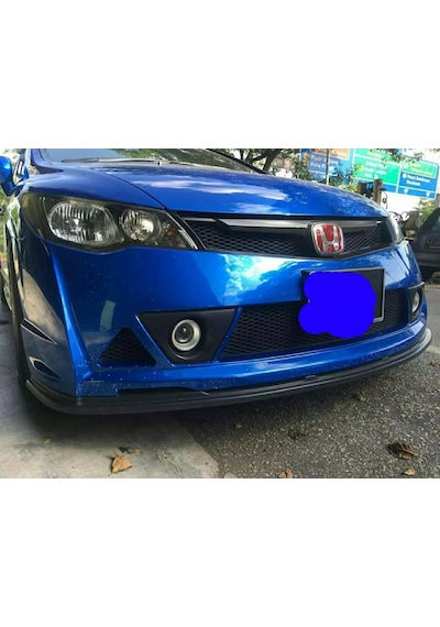 Honda Civic Fd6 Mugen Rr Ön Lip Plastik Parlak Siyah 2006-2012 Rr