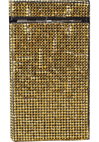 Nesgıft Kadın Gold Swarovski Taşlı Ince Uzun Sigara Kutusu