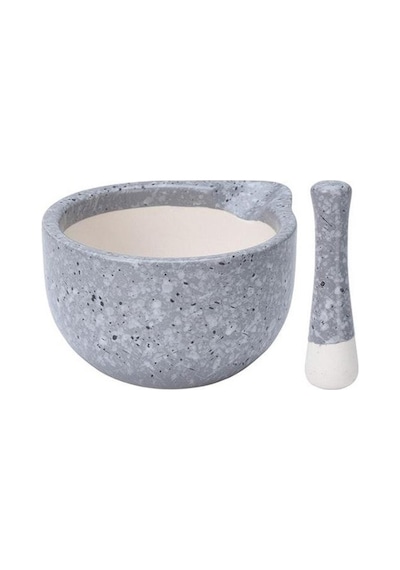Tantitoni Stonware 330 Ml Havan Gri 12,7 X 10,7 X 6,5 Cm