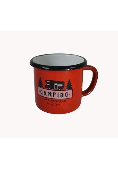 Orcamp Emaye Kupa Bardak Turuncu Camping Eb-330