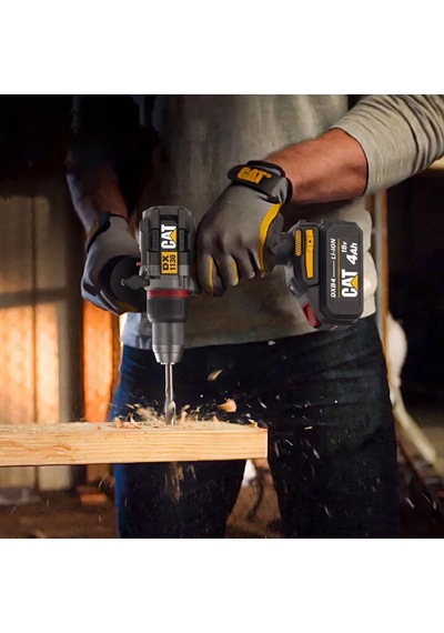 Cat Dx1130.1 18volt/4.0ah Li-ion 80nm Çift Akülü Kömürsüz Profesyonel Şarjlı Darbeli Matkap