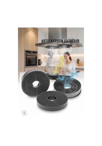 Silverline İle Uyumlu 2250 Basic 60 Davlumbaz Aspiratör Karbon Filtresi