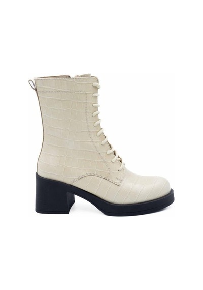 Freefoot 24402 Kroko Bej Kadın Bot 001
