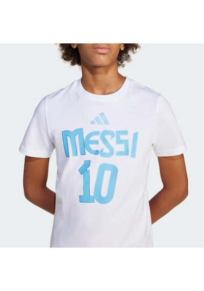 Adidas Messi Name And Number Graphic Çocuk Tişört C-adıjj1416c40a00 Beyaz