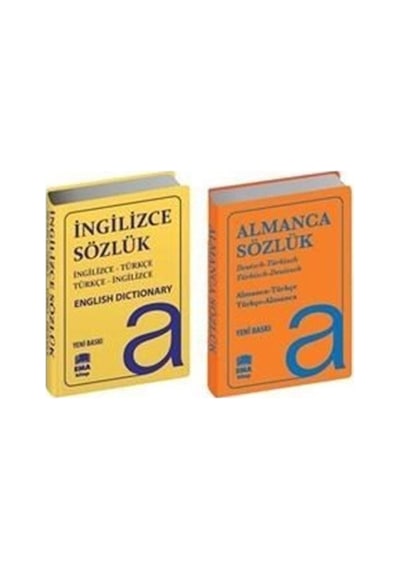 Almanca-Türkçe Sözlük ve İngilizce-Türkçe Sözlük 2 Kitap Set