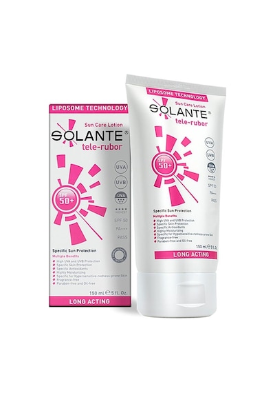 Solante Tele-rubor 50 Faktör Güneş Losyonu 150 Ml