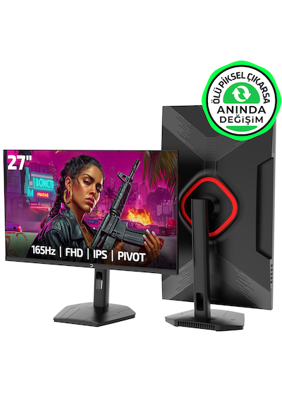 Gamepower Lunis L30 27'' 165hz 1ms Ips Fhd Pivot Gaming Monitör  Ölü Piksel Garantili