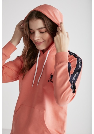 U.s. Polo Assn. 16946 Kadın Kapşonlu Pijama Takımı 001