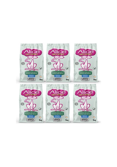 Alice  Somonlu Karidesli Light Kısırlaştırılmış Yetişkin Kedi Maması 6 x 1 KG