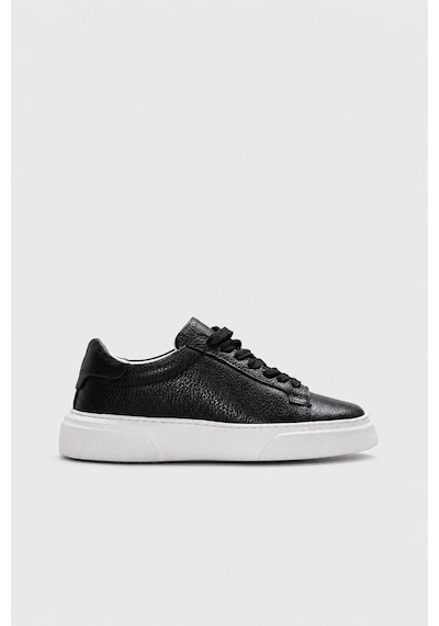 Fast Step Hakiki Deri Erkek Casual Ayakkabı 216ga888 Siyah