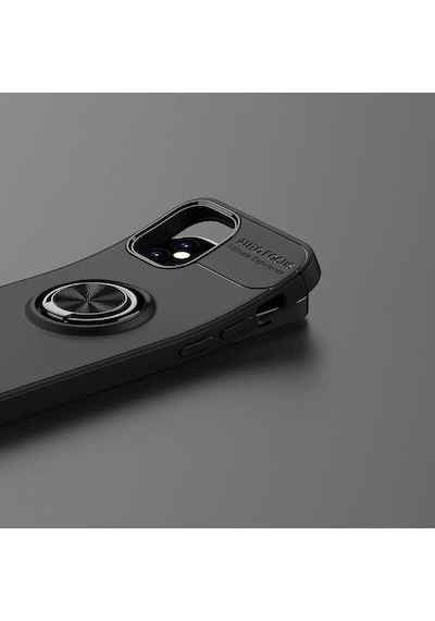 Apple Uyumlu iPhone 12 Mini Kılıf Zore Ravel Silikon Kapak Siyah