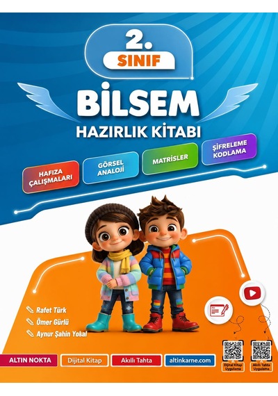 Altın Nokta Yayınları 2. Sınıf Bilsem Hazırlık Kitabı