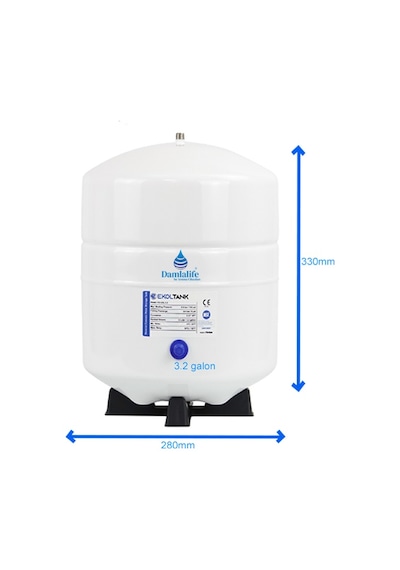 Ekol 3.2 Galon ( Ro 132 ) 12 Litre Su Arıtma Tank Metal Depo