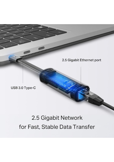 Tp-link Ue302c, Usb Type-c Den 2.5 Gigabit Ethernet Adaptörü