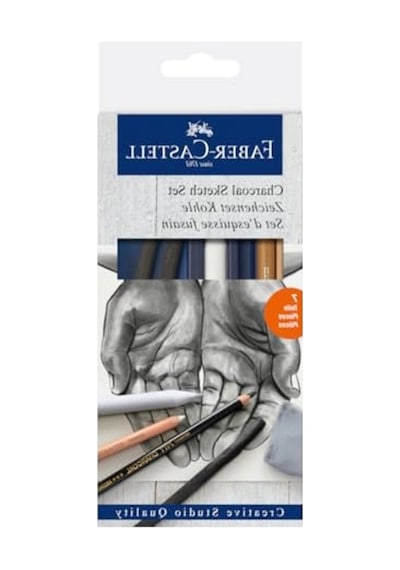Faber-castell Kömür Sketch Seti, 7 Parça, Kara Kalem Çizim Ve Eskiz İçin, Yüksek Kalite, Silgi Ve Karıştırma Kalemi Dahil 124-Pembe Faber-castell Kömür Sketch Seti, 7 Parça, Kara Kalem Çizim Ve Eskiz İçin, Yüksek Kalite, Silgi Ve Karıştırma Kalemi Dahil 124-Pembe