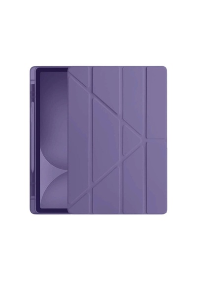 Apple Apple iPad Pro 11 2024 Kılıf Kalemlikli Hugo Tablet Kılıfı - Mor Diğer