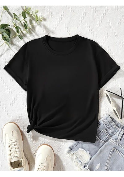 Uyguntarz Çocuk Los Angles Baskılı Pamuklu Tshirt Siyah