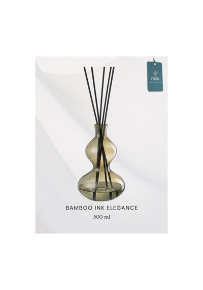 Chacha Home Luxury Gılden Tranquılıty Reed Diffuseur Şişesi & Oda Kokusu Bamboo Ink Elegance 500 Ml Orman